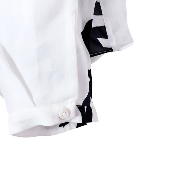 Joie KAYVAN  floral silk blouse in Porcelain size Small - Picture 3 of 8